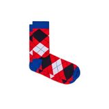 Ombre Brunello - Men's Socks - Print - Red - Light Stretch