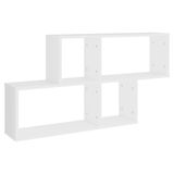 VidaXL Wandschap 100x18x53 cm Hout Wit