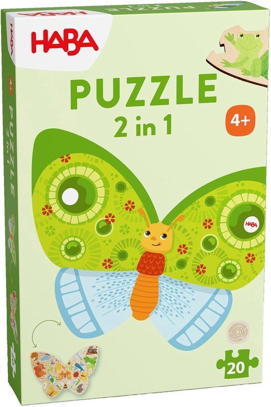 Haba Puzzel 2in1 Vlinder
