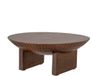 Bloomingville Dienblad Miho 25cm Aardewerk Bruin Rond