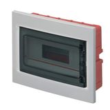Elettrocanali EC63012 Inbouw-besturingseenheid, 12 modules, grijs, IP40, deur van polycarbonaat, getint