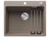 BLANCO ETAGON 6-F | Granieten spoelbak van SILGRANIT tartufo | Inbouwwijze: vlak vlak | voor 60 cm brede onderkasten | Systeemconcept met veelzijdige ETAGON rails | [59,1x50,1x23,2 cm]
