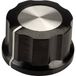Draaiknop SCI RN-99D(6.4mm) Draaiknop Zwart, Wit (Ø x h) 26.8 mm x 15.8 mm 1 stuk(s)