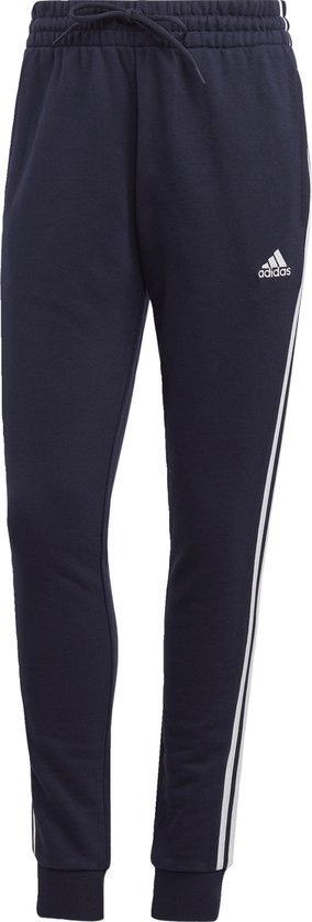 adidas Sportswear Essentials 3-Stripes French Terry Cuffed Broek - Dames - Blauw- XS