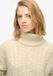 Superdry Kabeltrui met rolkraag Dames Cream
