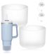 Merkloos Water Bottle Water Bottle Boots Set van 2 - Siliconen Beschermhoes met Stofdoppen