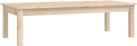 vidaXL Salontafel 110x50x30 cm massief grenenhout
