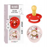 Merkloos / Sans marque BIBS Denmark ApS Anti-koliek Speen 6m+ Rond Natuurrubber - 2 Stuks