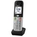 Panasonic KX-TGUA40EXB extra handset voor draadloze digitale telefoons, KX-TGU430/KX-TGU410, zwart en zilver