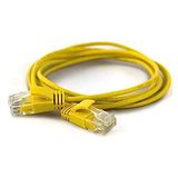 Wantec CAT6a UTP kabel 0.5 meter Geel
