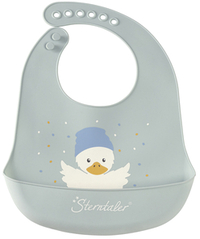 Sterntaler Siliconen slabbetje Edda steengroen