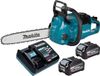 Makita UC 025 GU201 accukettingzaag 40 V max. 35 cm borstelloos + 2x accu 4,0 Ah + oplader