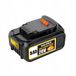 Rosfix Remplacement de batterie Max Lithium Power - Indicateur de charge LED, Li-Ion - 20V 5Ah (10 sections) - Convient pour DeWalt