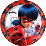 Miraculous Ladybug - Papieren borden 23 cm - 6 stuks