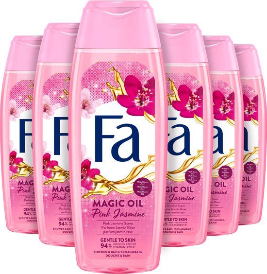 Fa Magic Oil Pink Jasmine Shower Gel 6 x 250ml - Value Pack