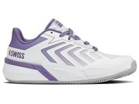 K-Swiss ULTRASHOT Team 2 Clay Chaussures de tennis pour femme Blanc/violet Haze/Lunar Rock, 39 EU