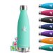 Drinkfles Icecat Drinkfles – 0,5 l – thermosfles, roestvrij staal, BPA-vrij, thermosfles, lekvrij, metalen fles, vacuüm-geïsoleerd, voor school, camping, kantoor, café, reizen