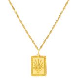 Glanzstücke München Ketting 925 zilver geel goud 45 cm