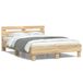 vidaXL Bedframe met hoofdeinde, Sonoma-eikenhout, 135x190 cm