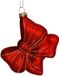 HD Collection Ornement de Noël Nœud – Verre Rouge – 8,5 cm – Comfy Pets Pendentif de Noël