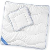 Sterntaler Dekbed en hoofdkussen, 80 x 80 cm, polyester, wit