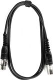 Omnitronic XLR kabel 3pin 1.5m Zwart