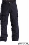 DASSY Canvas werkbroek met kniezakken - Nachtblauw/Zwart - Maat 54