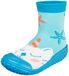 PLAYSHOES Strand-/badschoen 'Einhornmeerkatze' lichtblauw / mintgroen / oranje / wit