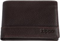 ZIPPO Kleine tasjes Drievoudige portemonnee, bruin
