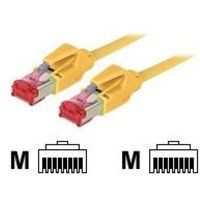 Tecline exertis Connect Verbindingskabel - RJ-45 (M) naar RJ-45 (M) - 50 cm - SFTP - CAT 6 - halogeenvrij - geel