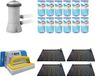 WAYS - Chauffage de piscine & pompe de filtration 2271 L/h & 12 filtres type A & brosse de nettoyage WAYS