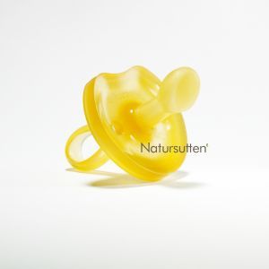 Natursutten Fopspeen Vlinder - Anatomisch Large 12+ mnd - Geel