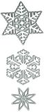 DECO La Little sneeuwvlokken Staal