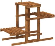 vidaXL Plantenstandaard Naturel 82 x 36 x 60 cm Massief Acacia Hout