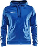 Craft Zip Hoodie Pro Control Hood Jacket Royal/White 3XL