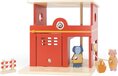 Trixie Wooden Animal Fire Station - Wooden Toy for Kids