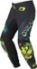 Oneal ELEMENT RANCID Motorcross broek voor jongeren Zwart/Geel Maat 20