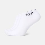 SOLIT socks Enkelsokken die niet afzakken - Maat 43-46 - Wit - 3 paar