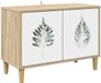 vidaXL Tv-meubel HANAU 69 x 33 x 50 cm Sonoma Bewerkt hout