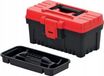 Prosperplast Kistenberg Gereedschapskist, 36x18,6x19,3 cm, Zwart-Rood