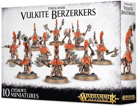 Games Workshop Age of Sigmar Duardin Fyreslayers: Vulkite Berzerkers - Plastic
