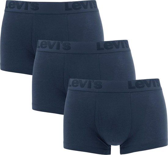 Levi's Boxershorts 3-Pack Uni Donkerblauw - Maat S - Heren