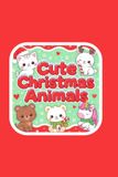 Cute Christmas Animals: Coloring Book