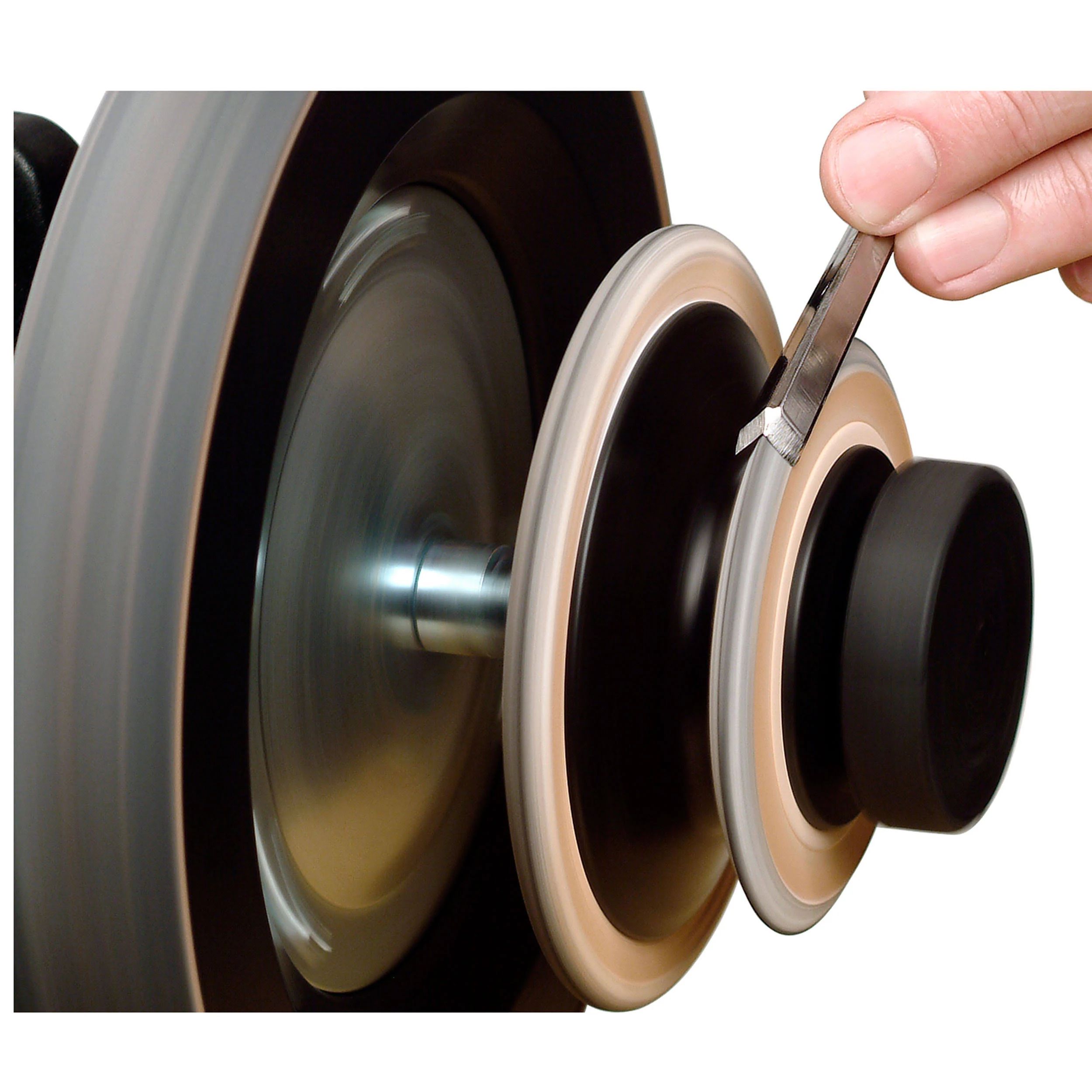 Tormek LA-120 Profiled Leather Honing Wheel