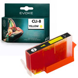 Evoke Yellow Compatible Ink for Canon CLI-8Y (0623B) for Pixma IP Series and MP Series