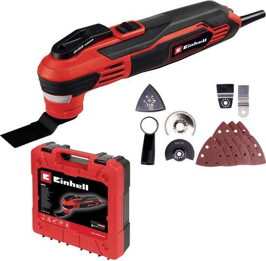 Einhell TE-MG 350 EQ Elektrische Multitool - 350W - Incl. accessoires