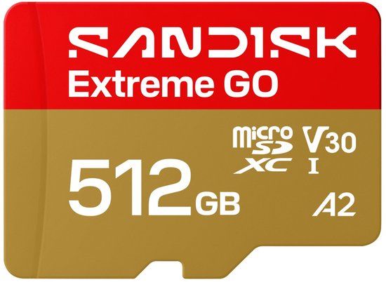 SanDisk Extreme GO 512 GB MicroSDXC UHS-I