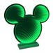 Disney kerstfiguur verlicht Mickey oren groen