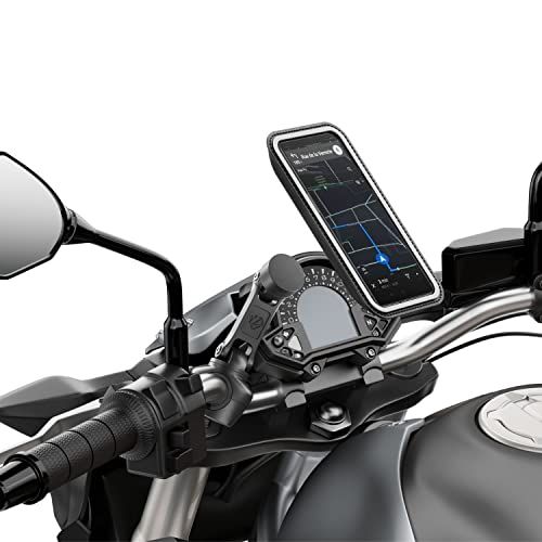 Shapeheart - Magnetische Motor Telefoonhouder PRO met Extensor | Anti Vibratie | Waterdichte Motorfiets Stuur telefoon mount | 360° oriëntatie