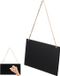 Ibenzoa® Tableau noir effaçable pour tableau de messages, format pratique 26x14x0.5 cm